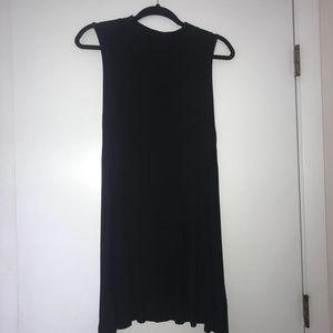 Black Mock Collar Dress